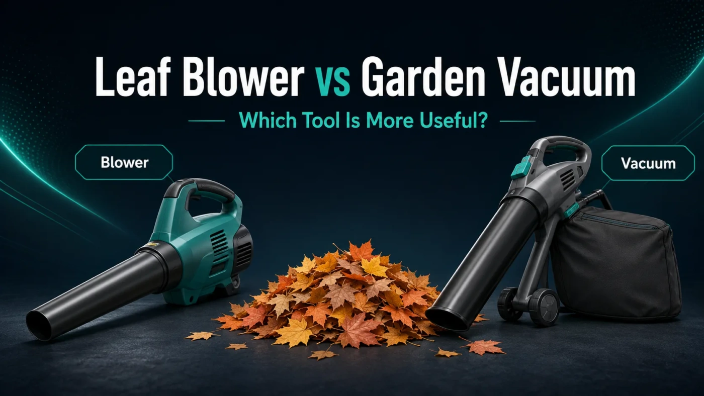 Leaf blower vs garden vacuum showdown shows which yard tool is more useful for cleanup tasks.